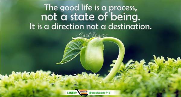 The good life is a process, not a state of being. It is a direction not a destination